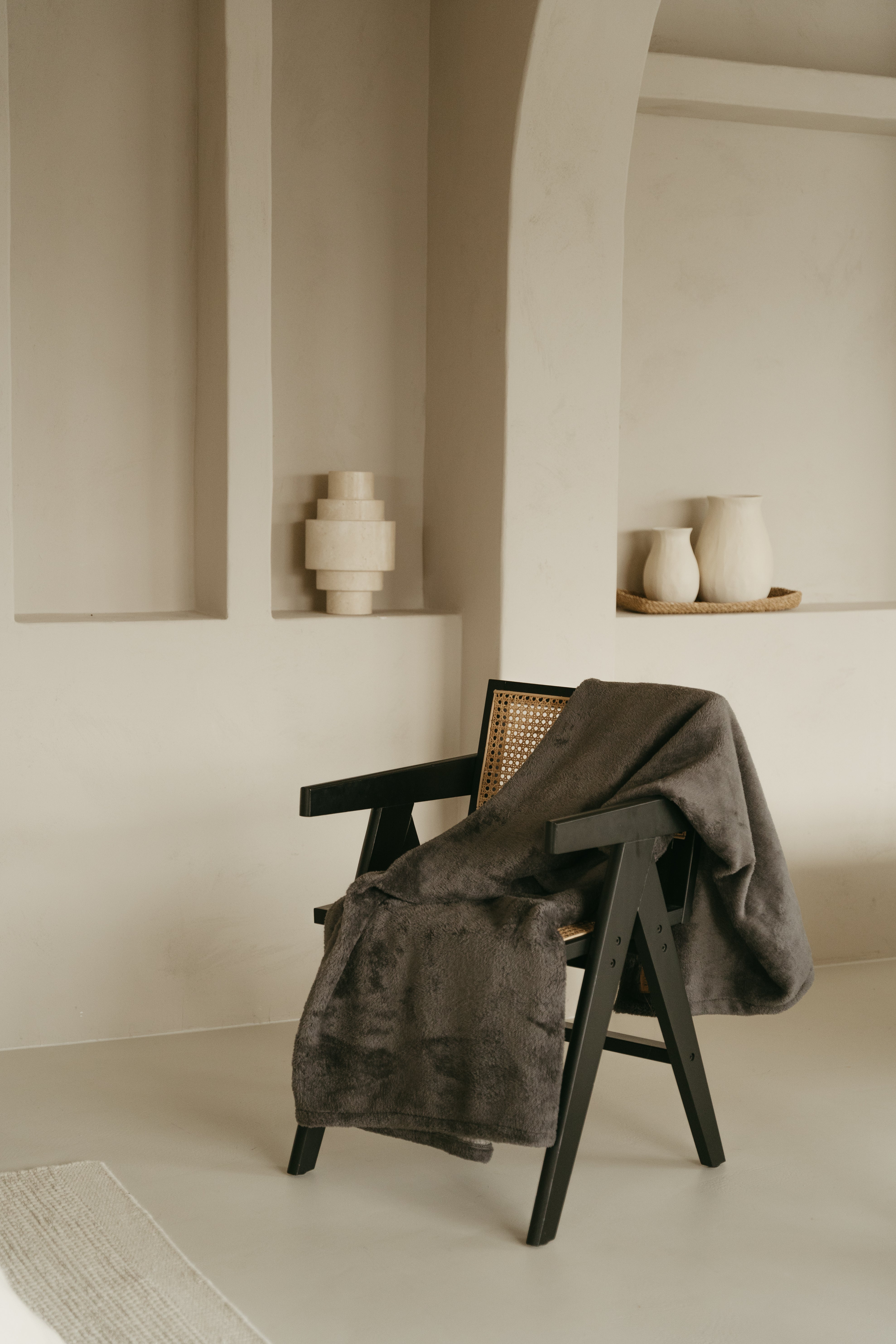 Polaire à carreaux de luxe