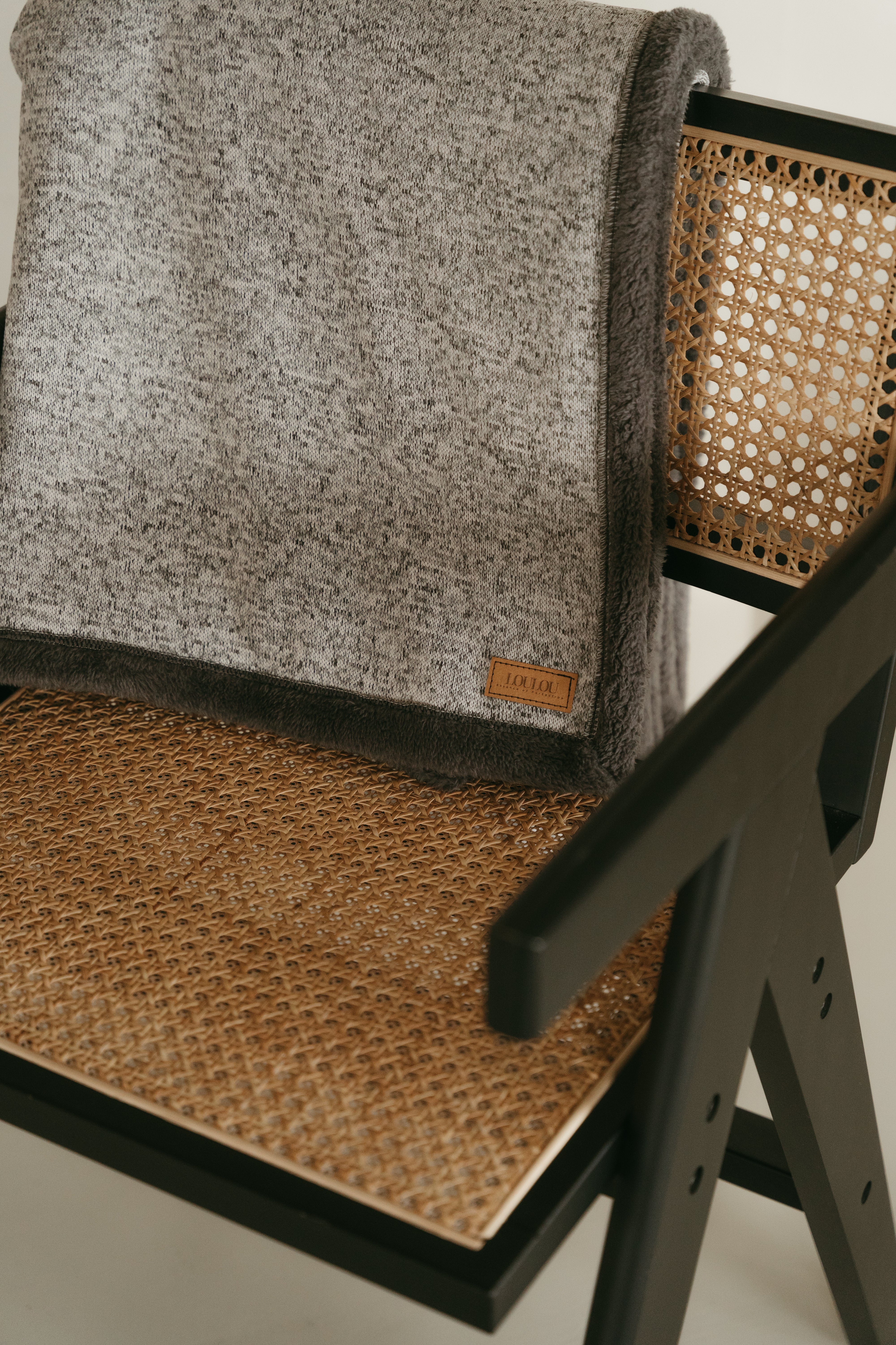 Polaire à carreaux de luxe