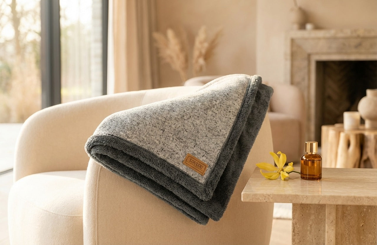 LOULOU Luxe Fleece Deken